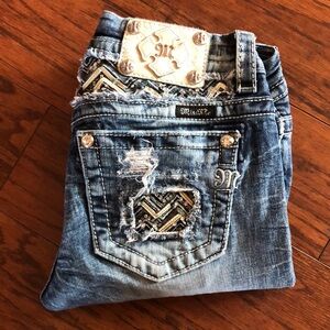 Miss Me signature ankle skinny 27